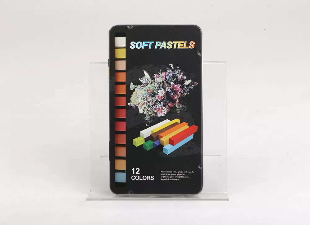 12 colors Soft Pastels in Tinbox