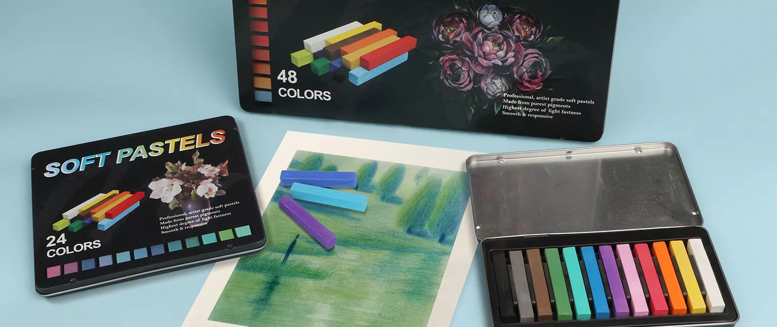 Soft colour deposit for extremely intense and vivid colours